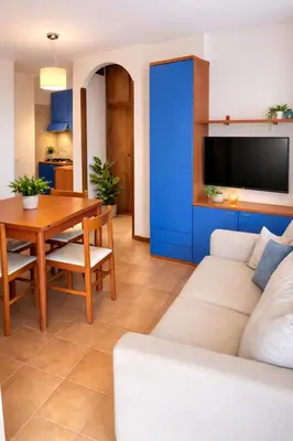 Cucina o angolo cottura di Apartment Elena, centrale, 3km dal mare