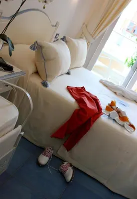Letto o letti in una camera di Janas Hotel