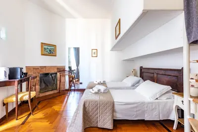 Letto o letti in una camera di Residenza Kastrum