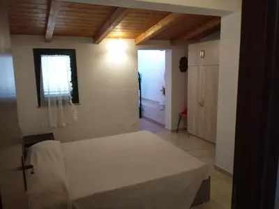 Letto o letti in una camera di Da Carla