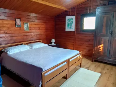 Letto o letti in una camera di l'Oasi-Bungalow la Madonnina