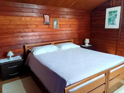 Letto o letti in una camera di l'Oasi-Bungalow la Madonnina