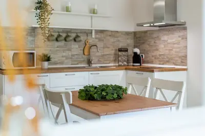 Cucina o angolo cottura di Casa Titina