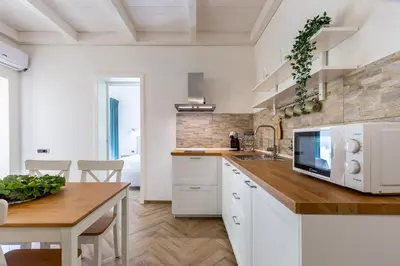 Cucina o angolo cottura di Casa Titina