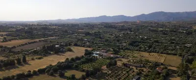 Paesaggio naturale nelle vicinanze of country house