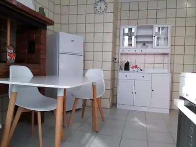Cucina o angolo cottura di Appartamento panoramico Cagliari, I TRE GRILLI, centro