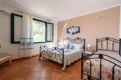 Letto o letti in una camera di Domus de Goene