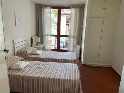 Letto o letti in una camera di Villa Clelia al mare