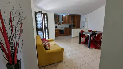 Cucina o angolo cottura di Grazioso e confortevole attico, costa sud-ovest