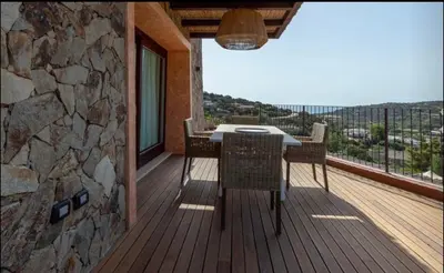 Balcone o terrazza di Torretta con vista mozzafiato