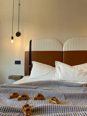 Letto o letti in una camera di IKNOS Accommodation