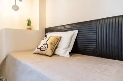 Letto o letti in una camera di IKNOS Accommodation