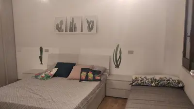 Letto o letti in una camera di Appartamento al Mare Solanas