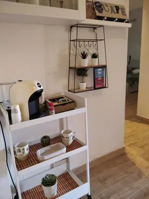 Cucina o angolo cottura di Appartamento al Mare Solanas
