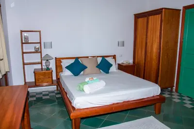 Letto o letti in una camera di Guardia dei Mori