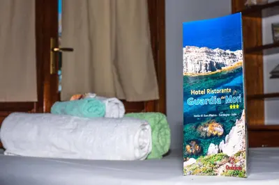 Letto o letti in una camera di Guardia dei Mori