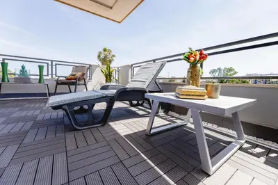 Balcone o terrazza di Penthouse genneruxi