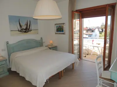 Letto o letti in una camera di Camera con Vista