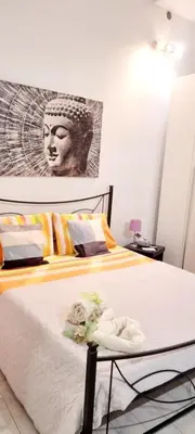 Letto o letti in una camera di Karalis apartment