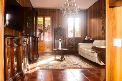 Letto o letti in una camera di Villa Franca
