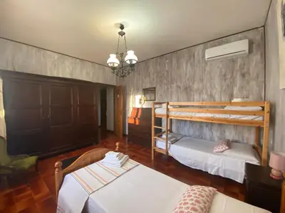 Letto o letti in una camera di Villa Franca