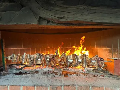 Attrezzature per barbecue disponibili per gli ospiti dell'agriturismo