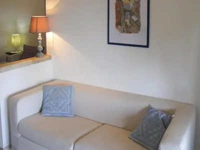Area soggiorno di Apartment on Costa Rei near Sandy Beach