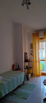 Letto o letti in una camera di La casa delle tortamele