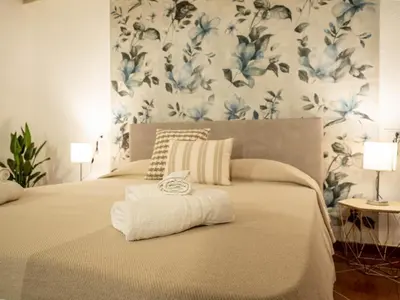 Letto o letti in una camera di Dimore Castello