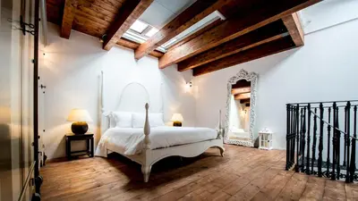 Letto o letti in una camera di Faro Capo Spartivento