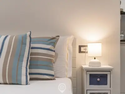 Letto o letti in una camera di Studio 74