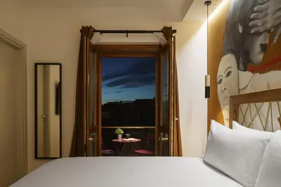 Letto o letti in una camera di Urban Karalis by Accomodo