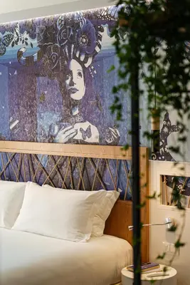 Letto o letti in una camera di Urban Karalis by Accomodo