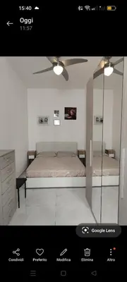 Letto o letti in una camera di Appartamento di fronte al porto turistico