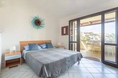 Letto o letti in una camera di IL NIDO