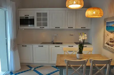Cucina o angolo cottura di Aquamarina Pintadera Blu & SPA