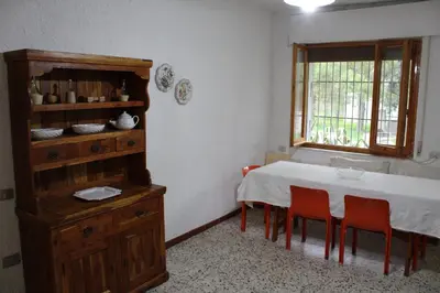 Letto o letti in una camera di Villa Luigina e Orazio,Cardedu, 7 posti letto