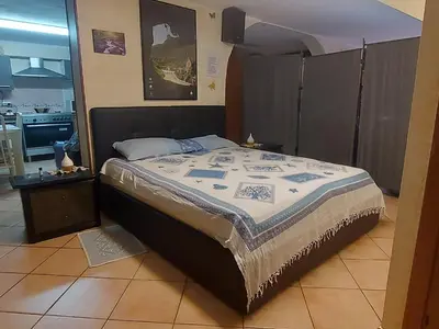 Letto o letti in una camera di Sa Domu Frisca