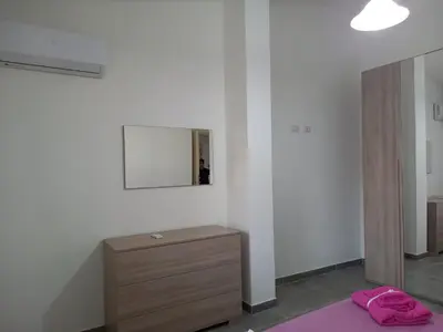 Letto o letti in una camera di Casa Beranu