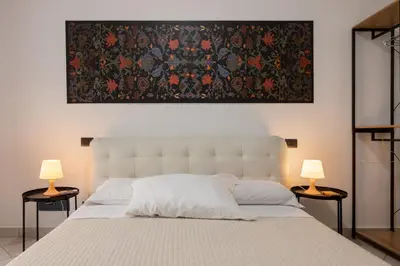 Letto o letti in una camera di Locanda del buongustaio