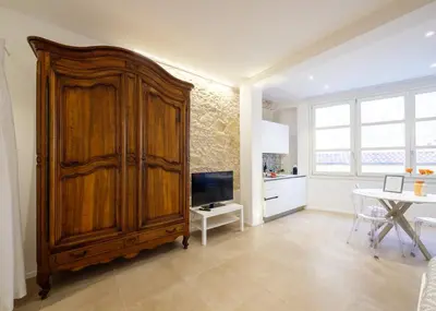 TV o dispositivi per l'intrattenimento presso Suite il cielo in pieno centro storico in Cagliari