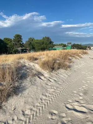 Paesaggio naturale nelle vicinanze della villa