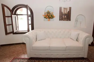 Area soggiorno di Casale al mare - villa with swimming pool 150 meters from the beach