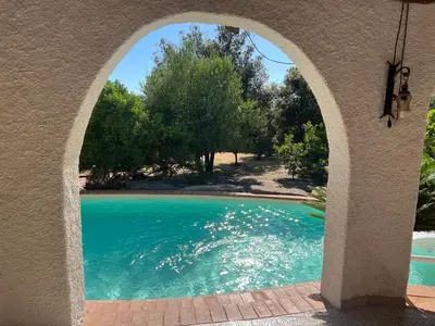 Piscina di Casale al mare - villa with swimming pool 150 meters from the beach o nelle vicinanze