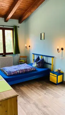 Letto o letti in una camera di Coru & Bentu