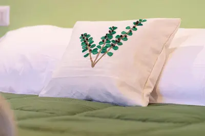 Letto o letti in una camera di Locanda Sighimi