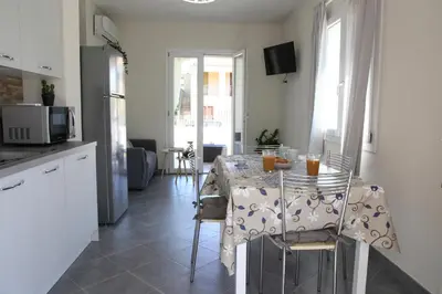 Cucina o angolo cottura di Casa Bianca Marea