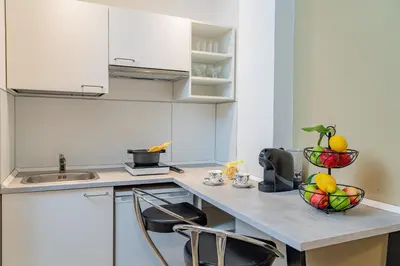 Cucina o angolo cottura di DIMORE IN residenze asproni 24