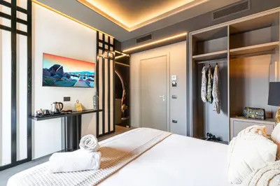 Letto o letti in una camera di Boutique Marconi