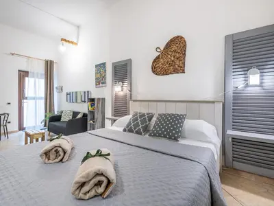 Letto o letti in una camera di Civico 47